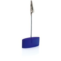 Clip de notas oval personalizado azul Clip de notas oval personalizado azul