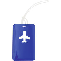 Identificador de maletas en pvc personalizado azul Identificador de maletas en pvc personalizado azul