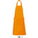 Delantal de camarero largo de 240 g m2 merchandising naranja