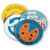 Iman de nevera redondo flexible personalizado Iman de nevera redondo flexible personalizado