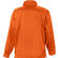 Chubasquero de nylon con forro mistral sols con logo naranja