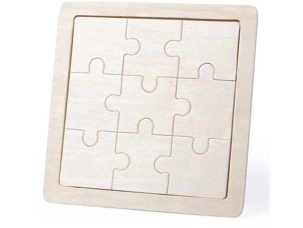 Cantidad de Caucho visitar Puzzle de madera con 9 piezas