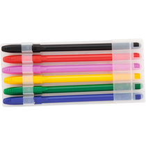 Set de 6 boligrafos a distintos colores personalizado Set de 6 boligrafos a distintos colores personalizado
