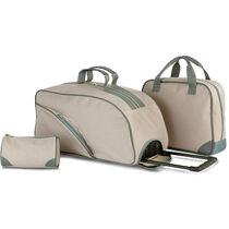 Set de viaje 3 en 1 personalizado gris Set de viaje 3 en 1 personalizado gris
