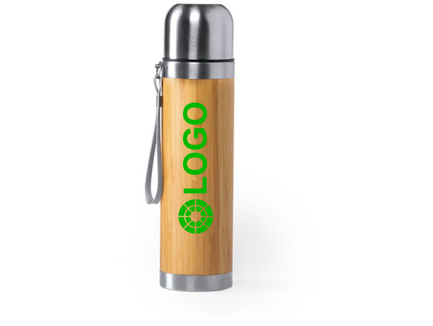 Termo ecológico de bambú y acero inox. libre de BPA (420 ml)