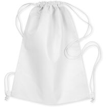 Mochila saco de nonwoven barata blanco Mochila saco de nonwoven barata blanco