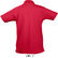 Polo ligero de nino summer ii kids sols 170 con logo rojo