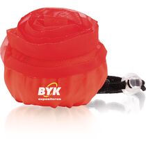 Bolsa plegable en forma de rosa personalizada rojo Bolsa plegable en forma de rosa personalizada rojo