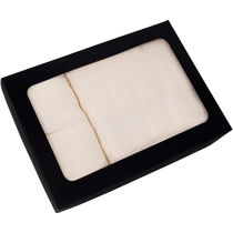 Set de 3 toallas de algodon personalizado beige Set de 3 toallas de algodon personalizado beige