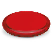 Espejo doble redondo merchandising rojo transparente Espejo doble redondo merchandising rojo transparente