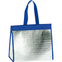 Bolsa nevera en aluminio personalizada azul Bolsa nevera en aluminio personalizada azul