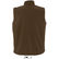 Chaleco hombre en soft shell rallye men sols grabado marron chocolate oscuro