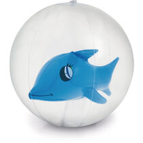 Pelota hinchable con figuras interior en 3d personalizada azul claro Pelota hinchable con figuras interior en 3d personalizada azul claro