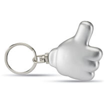 Llavero linterna ok personalizado plata mate Llavero linterna ok personalizado plata mate