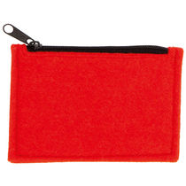Monedero de fieltro barato rojo Monedero de fieltro barato rojo