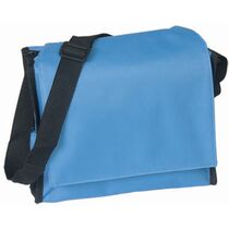 Bandolera sencilla y ancha en poliester 600d personalizada azul Bandolera sencilla y ancha en poliester 600d personalizada azul