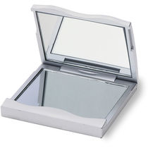 Espejo de maquillaje con aumento personalizado plata Espejo de maquillaje con aumento personalizado plata