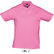 Polo punto liso unisex prescott men sols 170 personalizado rosa orquidea