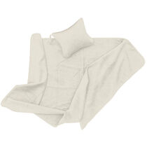 Manta polar de 120 x 80 con almohada 200 gr personalizada natural Manta polar de 120 x 80 con almohada 200 gr personalizada natural