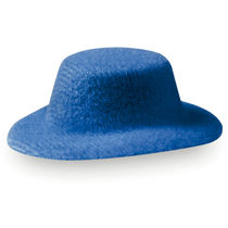 Pasador antelina forma de sombrero personalizado azul Pasador antelina forma de sombrero personalizado azul