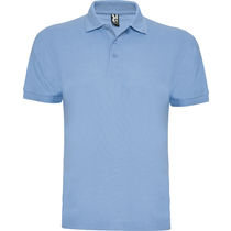 Polo pique 35 algo 65 poli pegaso roly 180 personalizado azul celeste Polo pique 35 algo 65 poli pegaso roly 180 personalizado azul celeste