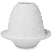 Portavela de ceramica personalizada blanco Portavela de ceramica personalizada blanco