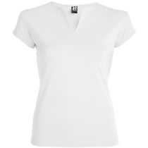 Camiseta cuello lagrima de mujer belice roly 200 personalizada blanco Camiseta cuello lagrima de mujer belice roly 200 personalizada blanco