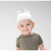 Gorro de bebe algodon organic hat babybugz personalizado natural organico