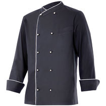 Chaqueta cocinero manga larga con botones dobles velilla personalizada Chaqueta cocinero manga larga con botones dobles velilla personalizada