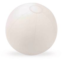 Balon playa pvc blanco trans 37 cm aprox personalizado Balon playa pvc blanco trans 37 cm aprox personalizado