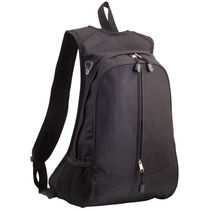 Mochila con salida de auriculares y rejilla personalizada negro Mochila con salida de auriculares y rejilla personalizada negro