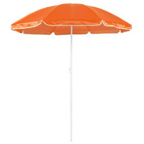Sombrilla de playa color con funda mojacar naranja
