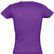 Camiseta sols de mujer miss 155 original morado oscuro