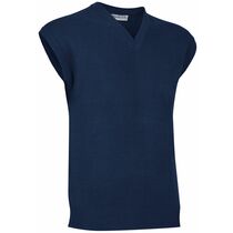 Chaleco jersey cuello pico de hombre staff 325 personalizado azul marino Chaleco jersey cuello pico de hombre staff 325 personalizado azul marino