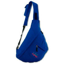 Mochila bandolera de 1 asa poliester 600d personalizada azul royal Mochila bandolera de 1 asa poliester 600d personalizada azul royal