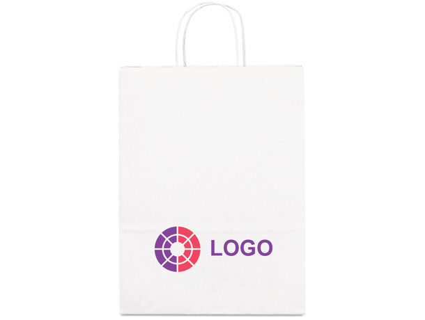 Bolsa papel kraft pequeña personalizada con tu logo