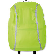 Funda protectora lluvia para mochilas barata verde fluor Funda protectora lluvia para mochilas barata verde fluor
