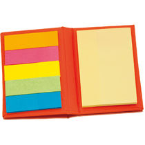 Bloc notas adhesivas carton reciclado personalizado rojo Bloc notas adhesivas carton reciclado personalizado rojo