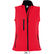 Chaleco de soft shell rallye women sols economico rojo chili