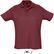 Polo ligero unisex summer ii sols 170 con logo burdeos