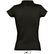 Polo punto liso de mujer prescott women sols 170 con logo negro