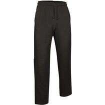 Pantalon recto de felpa beat barato negro Pantalon recto de felpa beat barato negro