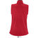 Chaleco de soft shell rallye women sols para empresas rojo chili