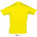 Polo punto liso unisex prescott men sols 170 personalizado amarillo limon