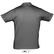 Polo punto liso unisex prescott men sols 170 original gris oscuro