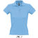 Polo pique 100 algodon de mujer people sols 210 original azul celeste