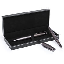 Set con boligrafo y roller personalizado Set con boligrafo y roller personalizado