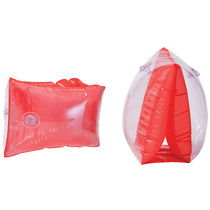 Manguitos inflables para nino barato rojo transparente Manguitos inflables para nino barato rojo transparente