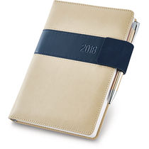 Agenda navy con boli 14 6 x 21 cm dp personalizada Agenda navy con boli 14 6 x 21 cm dp personalizada