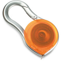 Cinta metrica 2 metros con mosqueton pvc barata naranja transparente Cinta metrica 2 metros con mosqueton pvc barata naranja transparente